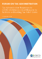 Cover Tax administration responses to COVID-19: Administrative measures to facilitate withholding tax relief claims